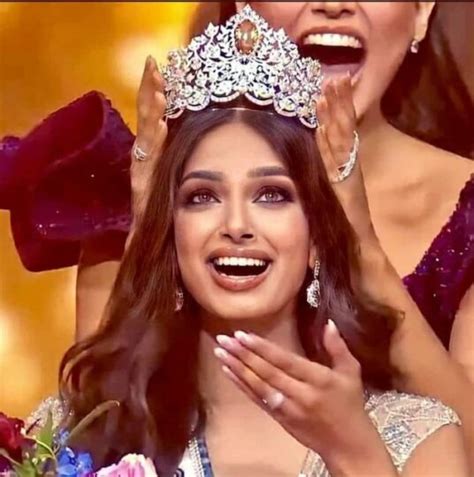 miss india harnaaz sandhu crowned miss universe 2021 p m news