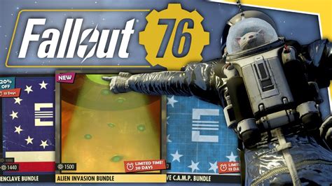 Fallout 76 Atomic Shop Update Alien C A M P Bundle YouTube