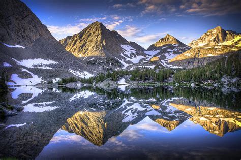 Reflection Of Mountain In Lake Photograph By Rmb Images Photography