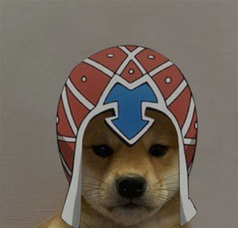 Cute Anime Dog With Unique Helmet Funny Animal Picture
