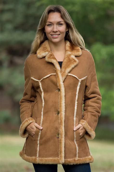 Womens Sonya Shearling Sheepskin Rancher Jacket Overland