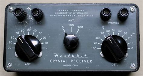 Heathkit Crystal Radio Model Cr 1