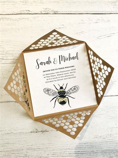 Honey Bee Wedding Invitations Abc Wedding