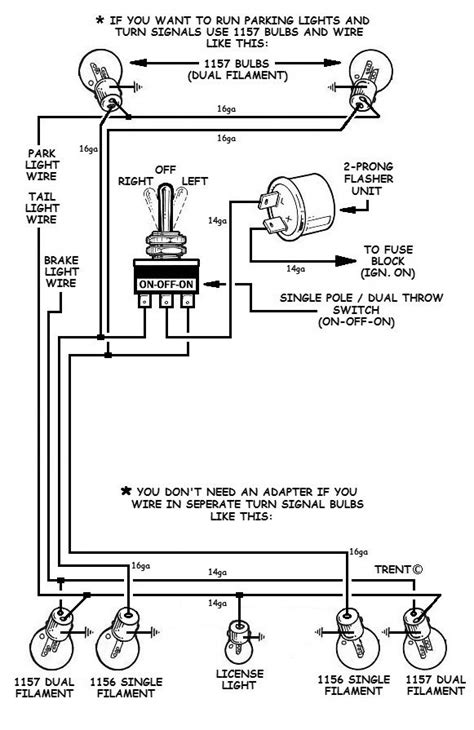 A wiring diagram is a simplified conventional pictorial representation of an electrical circuit. Turn signal diagram - The Ford Barn