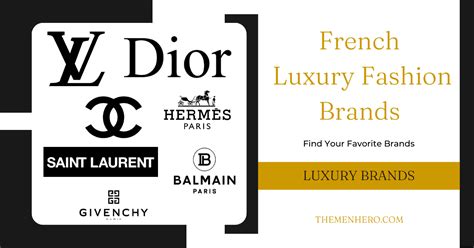 Do You Know These 11 French Luxury Fashion Brands The Men Hero