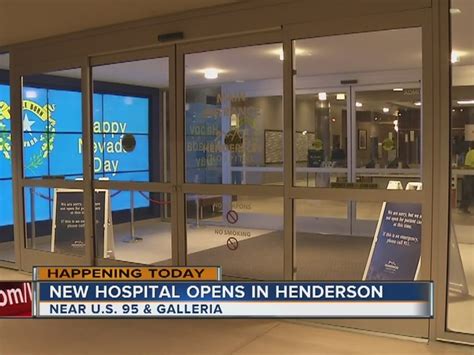 New Hospital Opens In Henderson