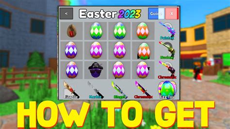 How To Get All Eggs Locations In Murder Mystery 2 Murder Mystery 2