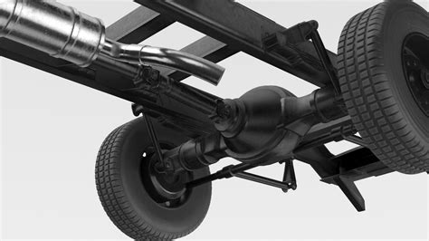 Simple Truck Frame Chassis 3d Model 49 Gltf Ma Max Unknown Fbx