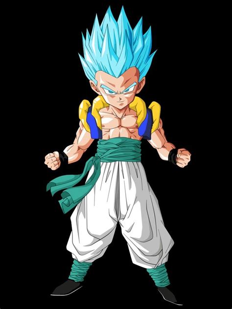 Gotenks Ssj Dios Azul Dragon Ball Super Dragon Ball Z Dragon Ball Art