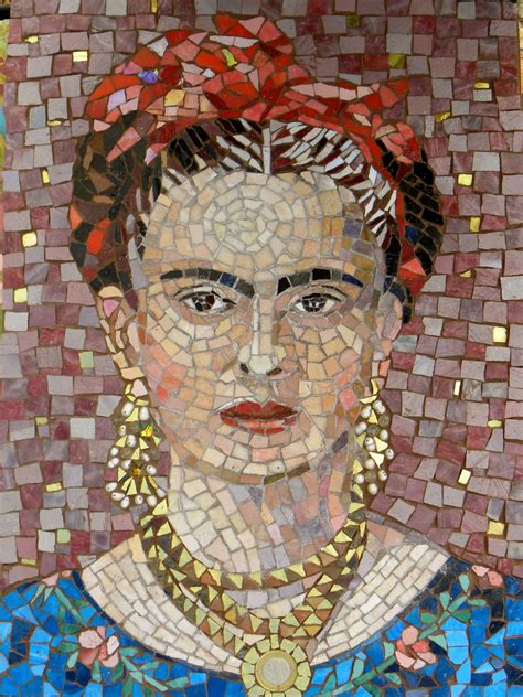 Suzi K Edwards Mosaic Portrait Mosaic Art Mosiac Art