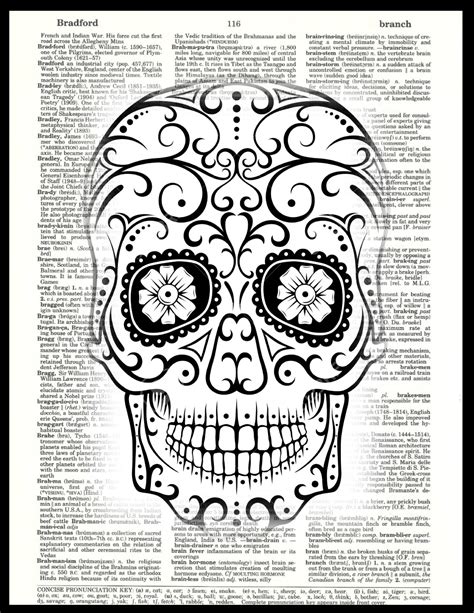 Vintage Art Prints Sugar Skulls Series Print Ss1