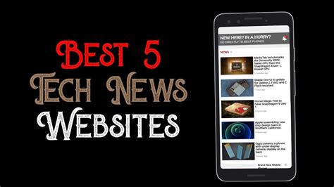 Top Best Tech News Websites YouTube