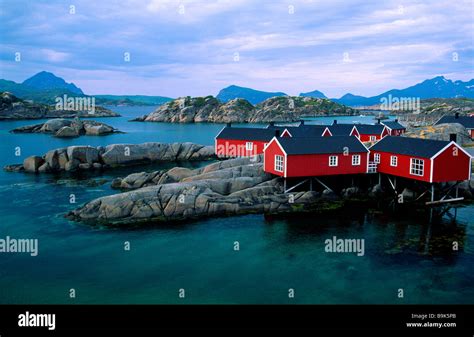Norway Nordland County Lofoten Islands Vestvagoy Island Mortsund