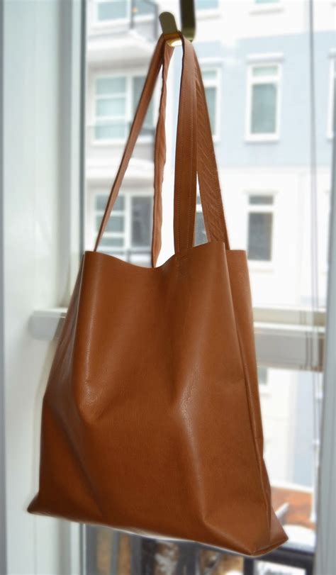 The Crafty Novice Diy Sew Leather Tote Bag