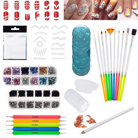 Nail Art Set Of Assorted Tools And Decorations Learn More By