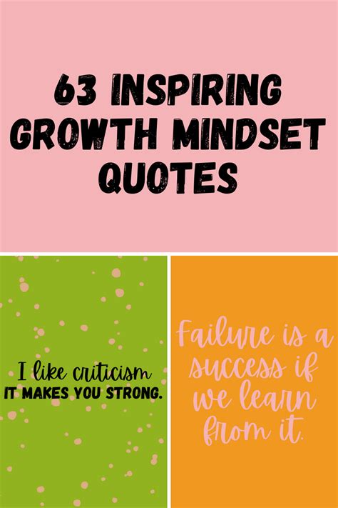 63 Inspiring Growth Mindset Quotes Mama News