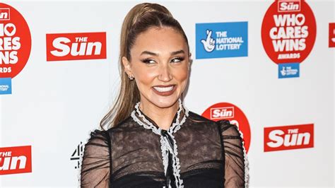 Megan Mckenna Looks Incredible In Sheer Dress At The Suns Who Cares Wins Awards The Us Sun