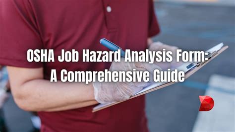 OSHA Job Hazard Analysis Form A Complete Guide DataMyte