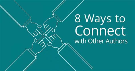 8 Ways To Connect With Other Authors Book Cave