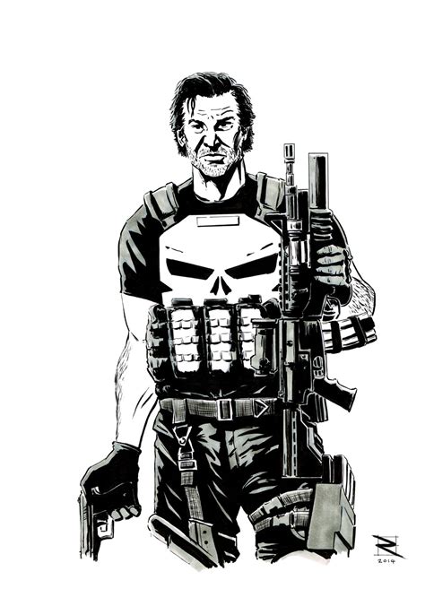 Punisher Sketch At Explore Collection Of Punisher