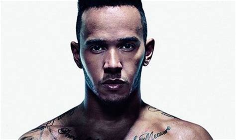Lewis Hamilton Poses Topless For Cover Of Mens Health Celebrity News