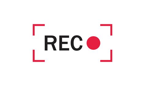 Red Recording Icon Illustration 5083254 Vector Art At Vecteezy