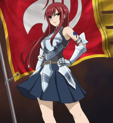 Seventh Guild Master Of Fairy Tail Erza Scarlet By