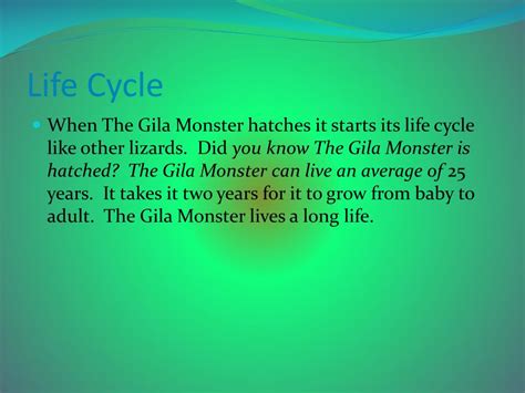 Ppt Gila Monster Powerpoint Presentation Free Download Id5392683