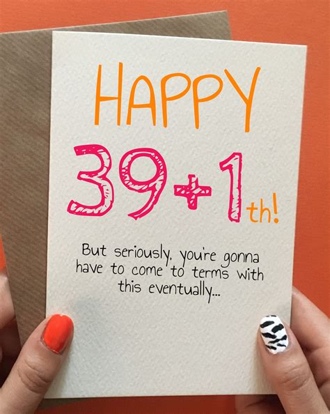 Funny 40th Birthday Wishes For Husband Funny 40th Birthday Card