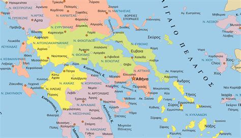 Χάρτης Ελλάδας Gr003 Χάρτες τοίχου