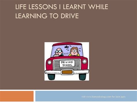 Life Lessons I Learnt While Learning To Drive