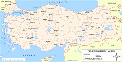 Türkiye Siyasi Haritası - Canım Anne