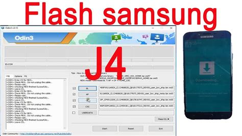 How To Flash Samsung Galaxy J By Odin Flash Tool Step By Setp J F