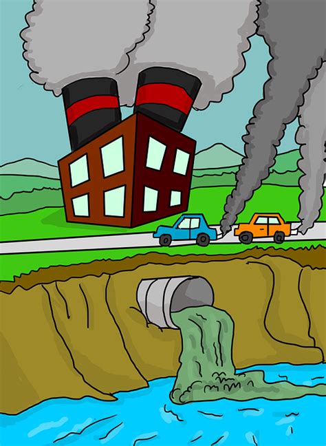 Contoh Poster Pencemaran Lingkungan Penggambar