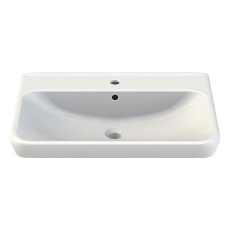 Nameeks Belo Wall Mounted Bathroom Sink In White Cerastyle 030600 U One