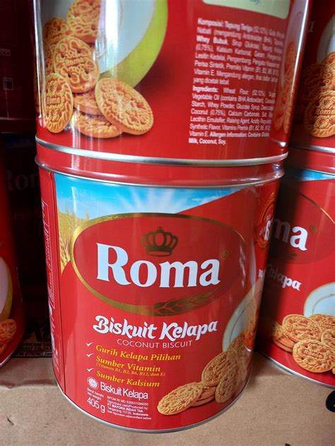 Roma biskuit kelapa kaleng 405 gram | Lazada Indonesia