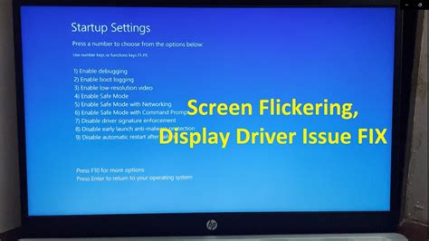 How To Fix Screen Flickering Display Driver Issue In HP Windows 11