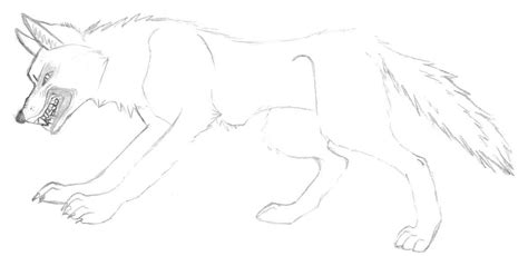 Growling Wolf Pencil Sketch By Kuro Ka Ryuu On Deviantart