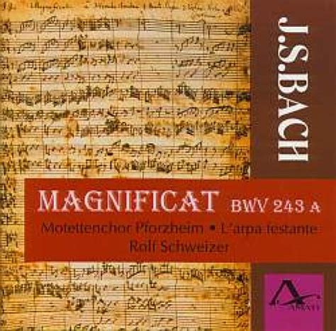 Bachjs Magnificat Bwv 243ajesu Meine Freude Bwv 227 Cornelius