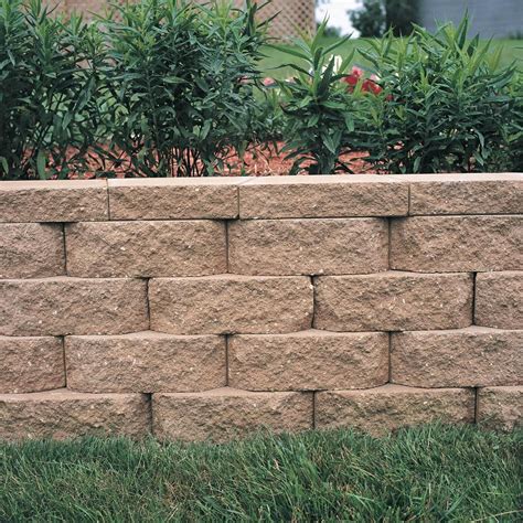 Home Depot Retaining Wall Retaining Wall Bricks Backyard Retaining