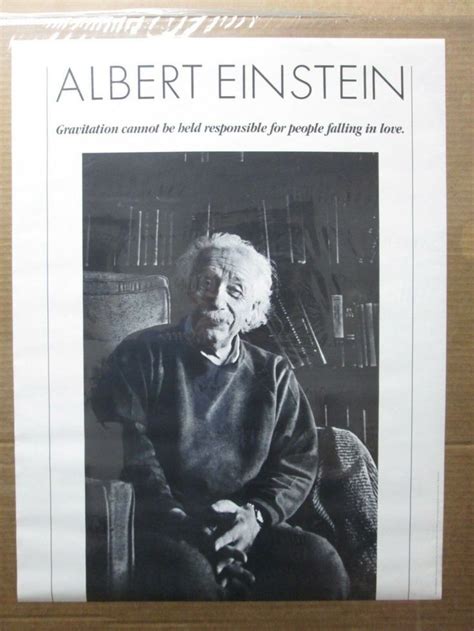 Albert Einstein Vintage Poster Black And White Love Invg3354 Ebay