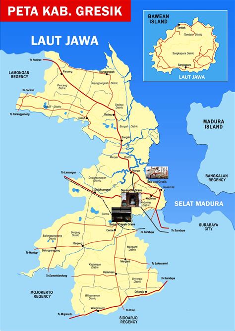 Peta Kabupaten Gresik Jawa Timur Sejarah Nasional Dan Dunia
