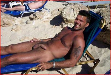 Ricky Martin Caught Nude Sunbathing Hunk Highway
