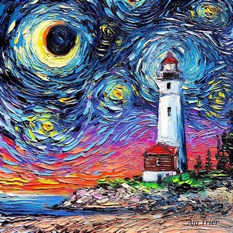 Artists Painting Gets Mistaken For A Van Gogh So She Creates Brilliant Starry Night Series