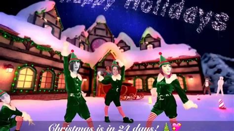 24 Days Until Christmas Dancing Elves Youtube
