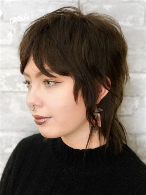 Modern Female Mullet With Edgy Vibes