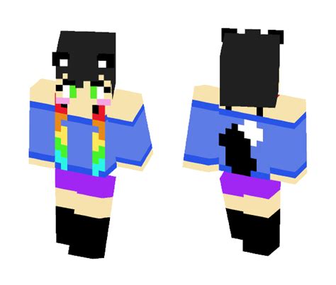 Download Rainbow Neko Minecraft Skin For Free Superminecraftskins