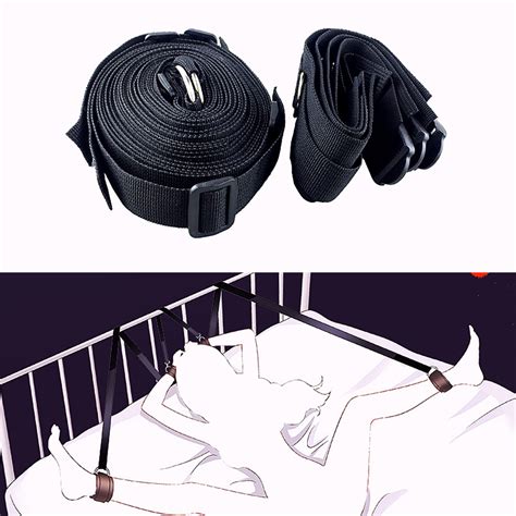 adult toy fetish restraint under bed bondage handcuffs nylon ankle bdsm strap ebay