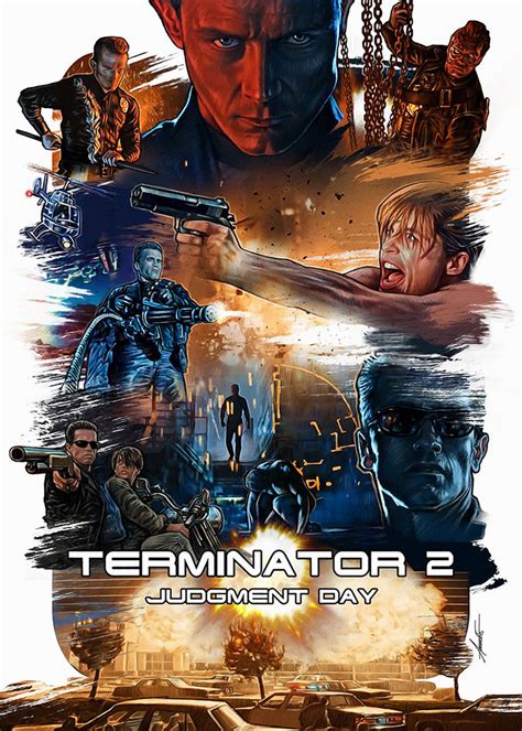 Drawing And Illustration Terminator Alternate Movie Poster Digital