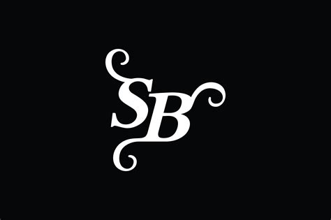 Monogram Sb Logo V2 Gráfico Por Greenlines Studios · Creative Fabrica